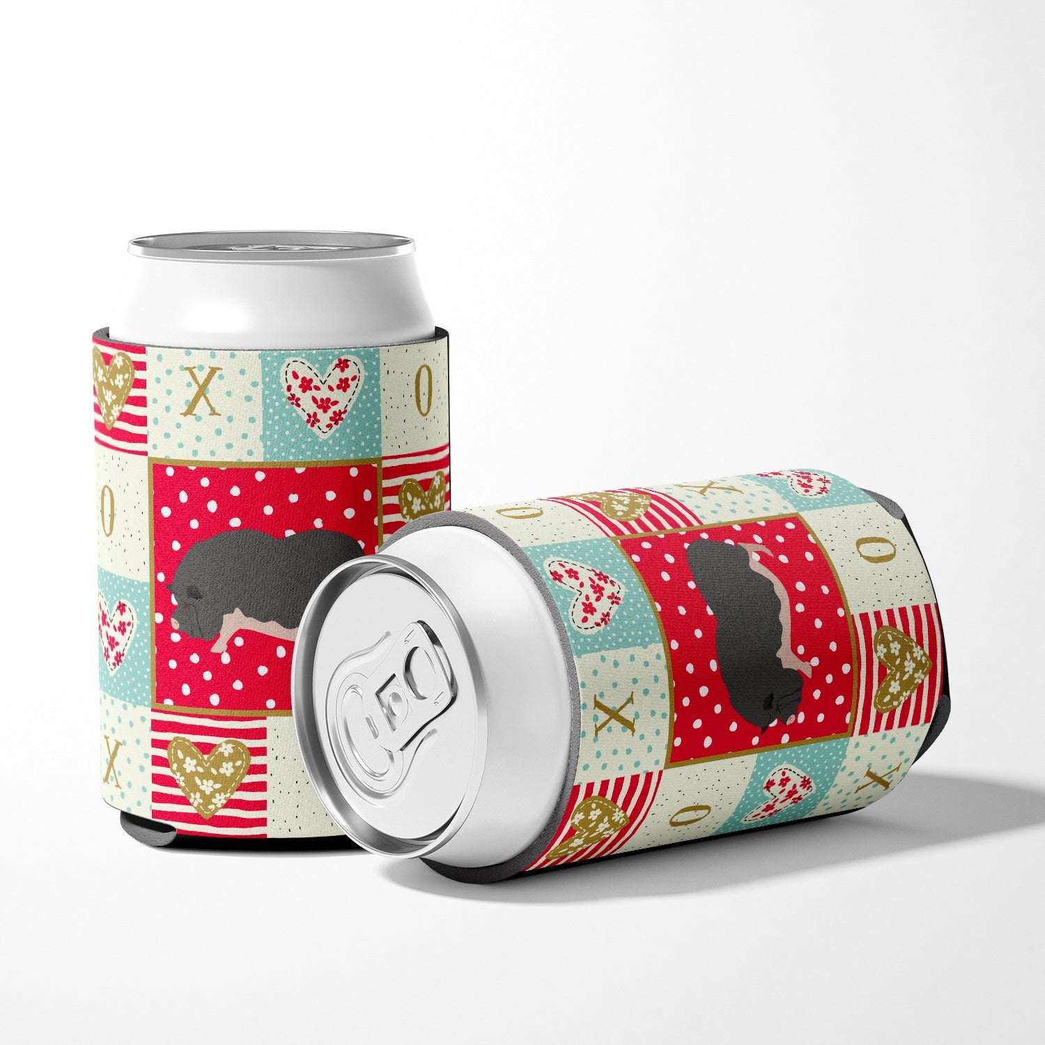 Vietnamese Pot-Bellied Pig Love Can or Bottle Hugger Cooler Sleeve for Standard 12 oz Cans, Insulated Foam Beer & Soda Can Hugger Reusable