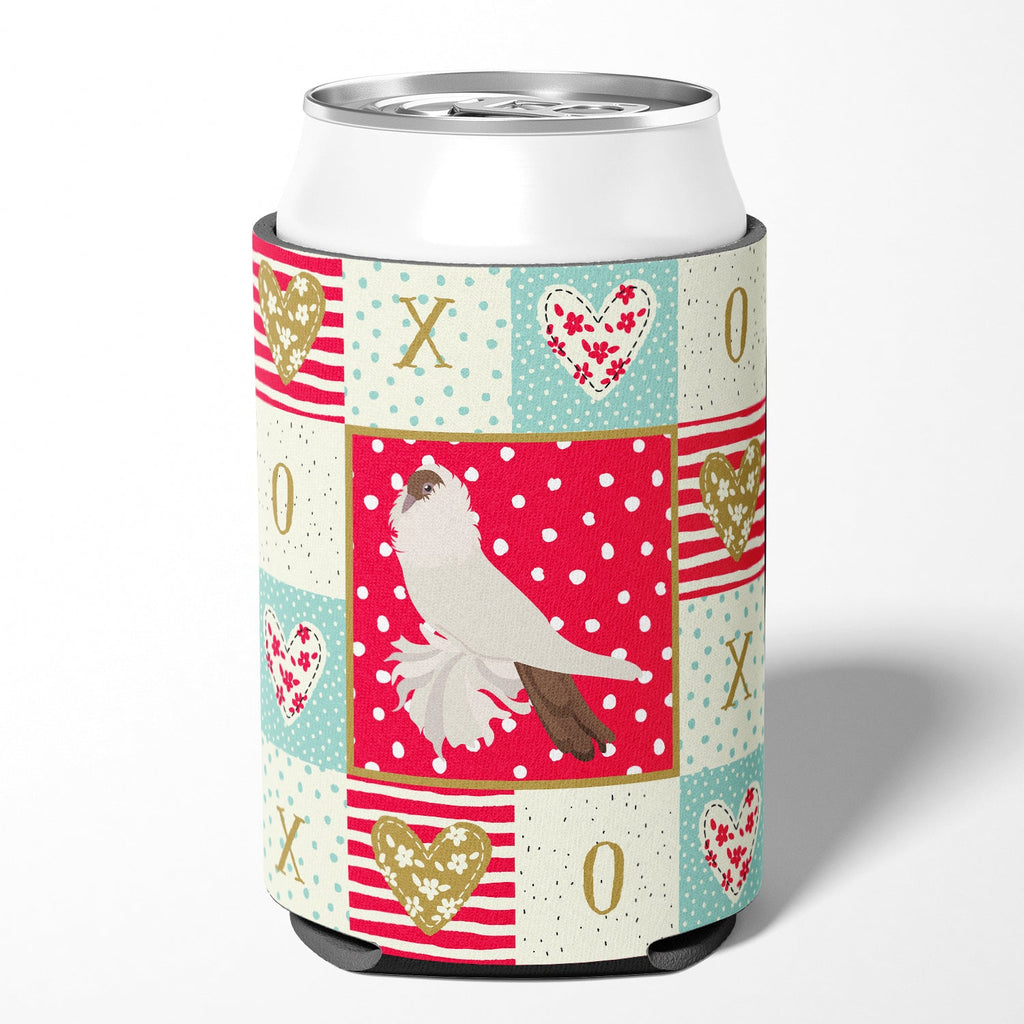 German Helmet Pigeon Love Can or Bottle Hugger Cooler Sleeve for Standard 12 oz Cans, Insulated Foam Beer & Soda Can Hugger Reusable