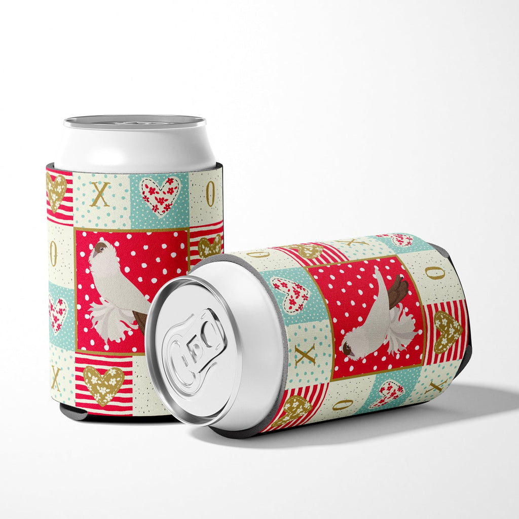 German Helmet Pigeon Love Can or Bottle Hugger Cooler Sleeve for Standard 12 oz Cans, Insulated Foam Beer & Soda Can Hugger Reusable