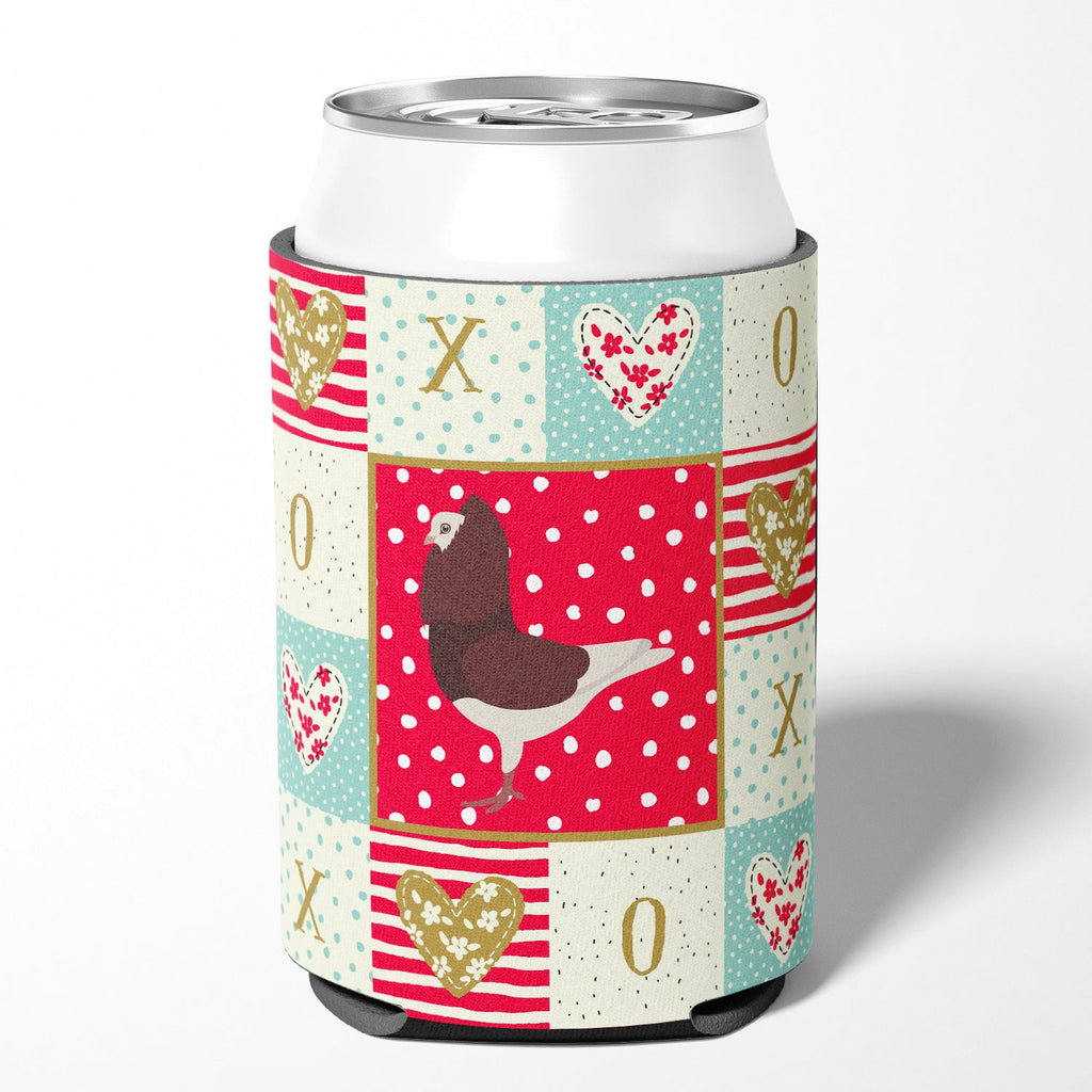 Capuchin Red Pigeon Love Can or Bottle Hugger Cooler Sleeve for Standard 12 oz Cans, Insulated Foam Beer & Soda Can Hugger Reusable