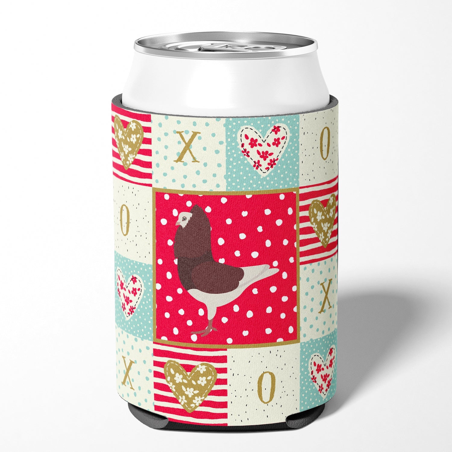 Capuchin Red Pigeon Love Can or Bottle Hugger Cooler Sleeve for Standard 12 oz Cans, Insulated Foam Beer & Soda Can Hugger Reusable