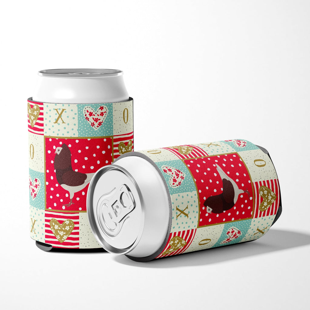 Capuchin Red Pigeon Love Can or Bottle Hugger Cooler Sleeve for Standard 12 oz Cans, Insulated Foam Beer & Soda Can Hugger Reusable