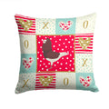 Capuchin Red Pigeon Love Decorative Throw Pillow 14x14 Indoor Outdoor Accent Cushion, Fabric Cover with Insert for Sofa, Bed, Porch & Living Room