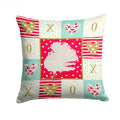 Silver Fantail Pigeon Love Decorative Throw Pillow 14x14 Indoor Outdoor Accent Cushion, Fabric Cover with Insert for Sofa, Bed, Porch & Living Room
