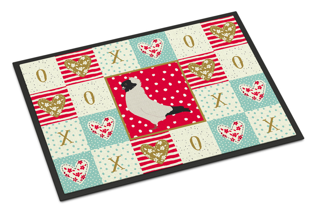 Nun Pigeon Love Doormat Indoor Outdoor 18H X 27W Front Door Mat Rugs for Entryway, Non Slip Washable