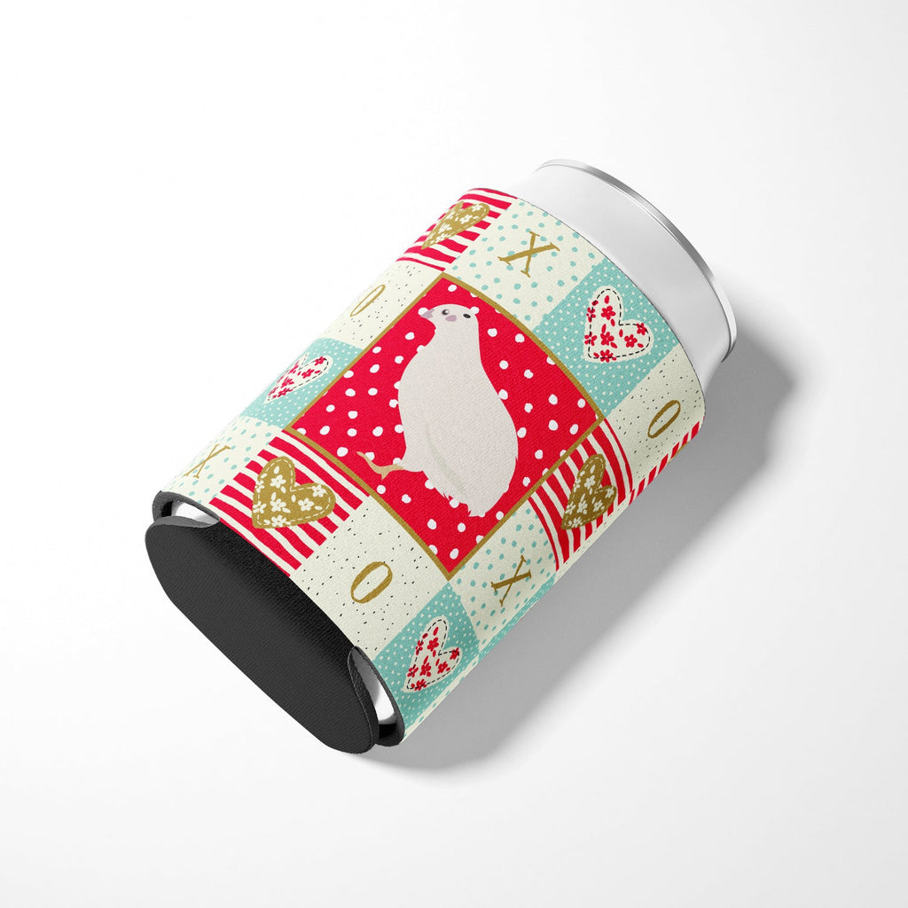 Texas Quail Love Can or Bottle Hugger Cooler Sleeve for Standard 12 oz Cans, Insulated Foam Beer & Soda Can Hugger Reusable