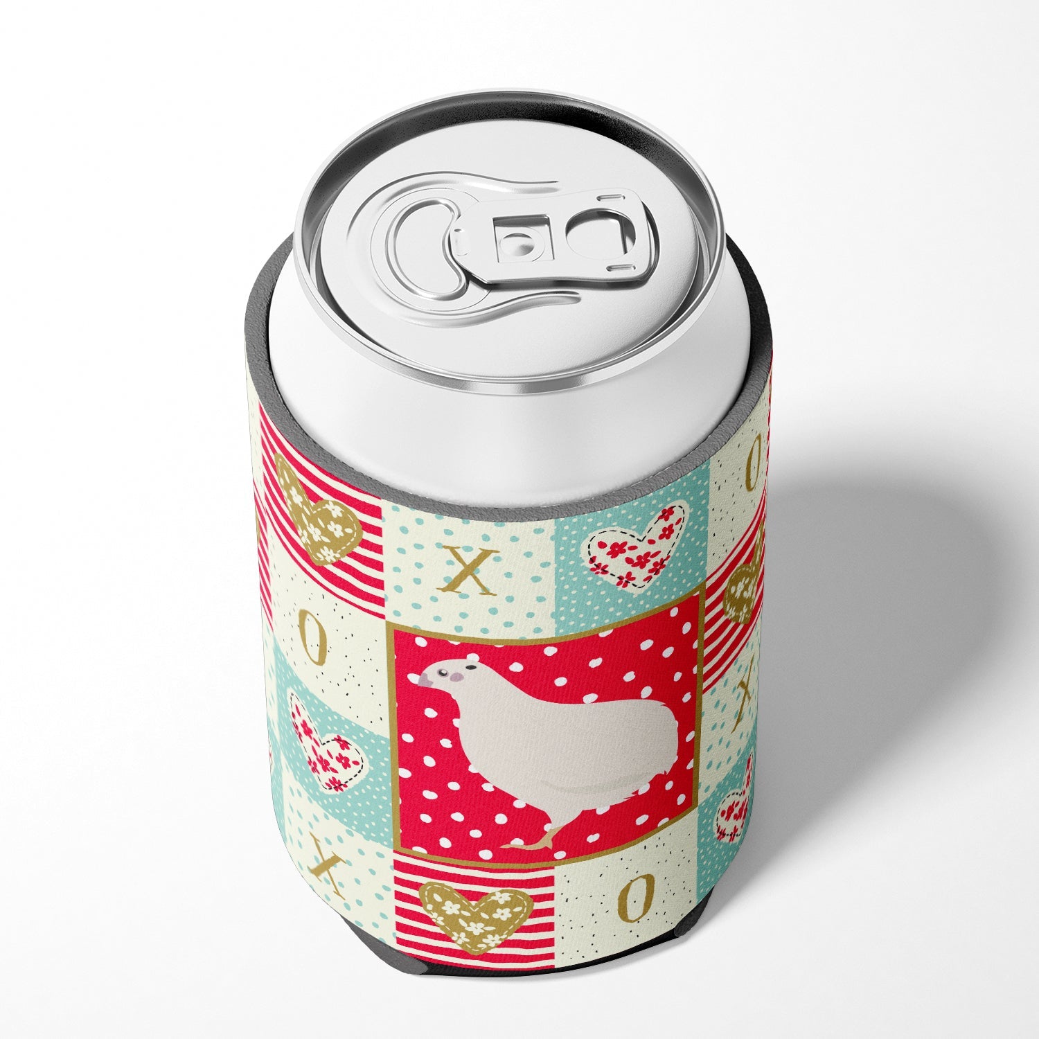 Texas Quail Love Can or Bottle Hugger Cooler Sleeve for Standard 12 oz Cans, Insulated Foam Beer & Soda Can Hugger Reusable