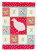 Texas Quail Love House Flag 28x40 Porch Sleeve Pole Decorative Outside Yard Banner Artwork Wall Hanging, Polyester