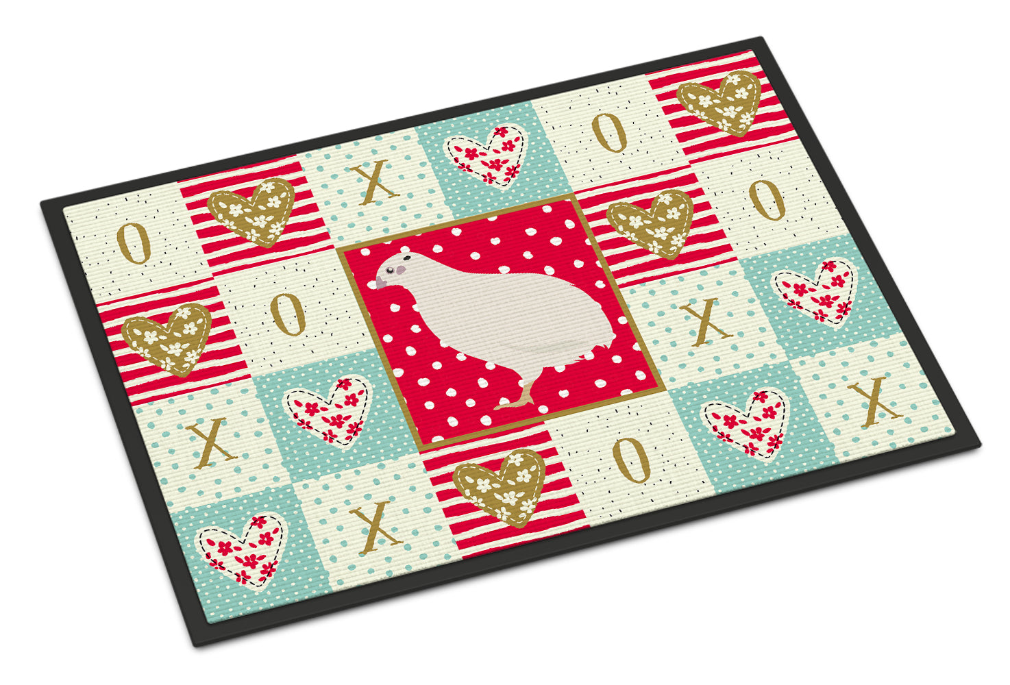 Texas Quail Love Doormat Indoor Outdoor 18H X 27W Front Door Mat Rugs for Entryway, Non Slip Washable