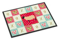 Suffolk Sheep Love Doormat Indoor Outdoor 18H X 27W Front Door Mat Rugs for Entryway, Non Slip Washable