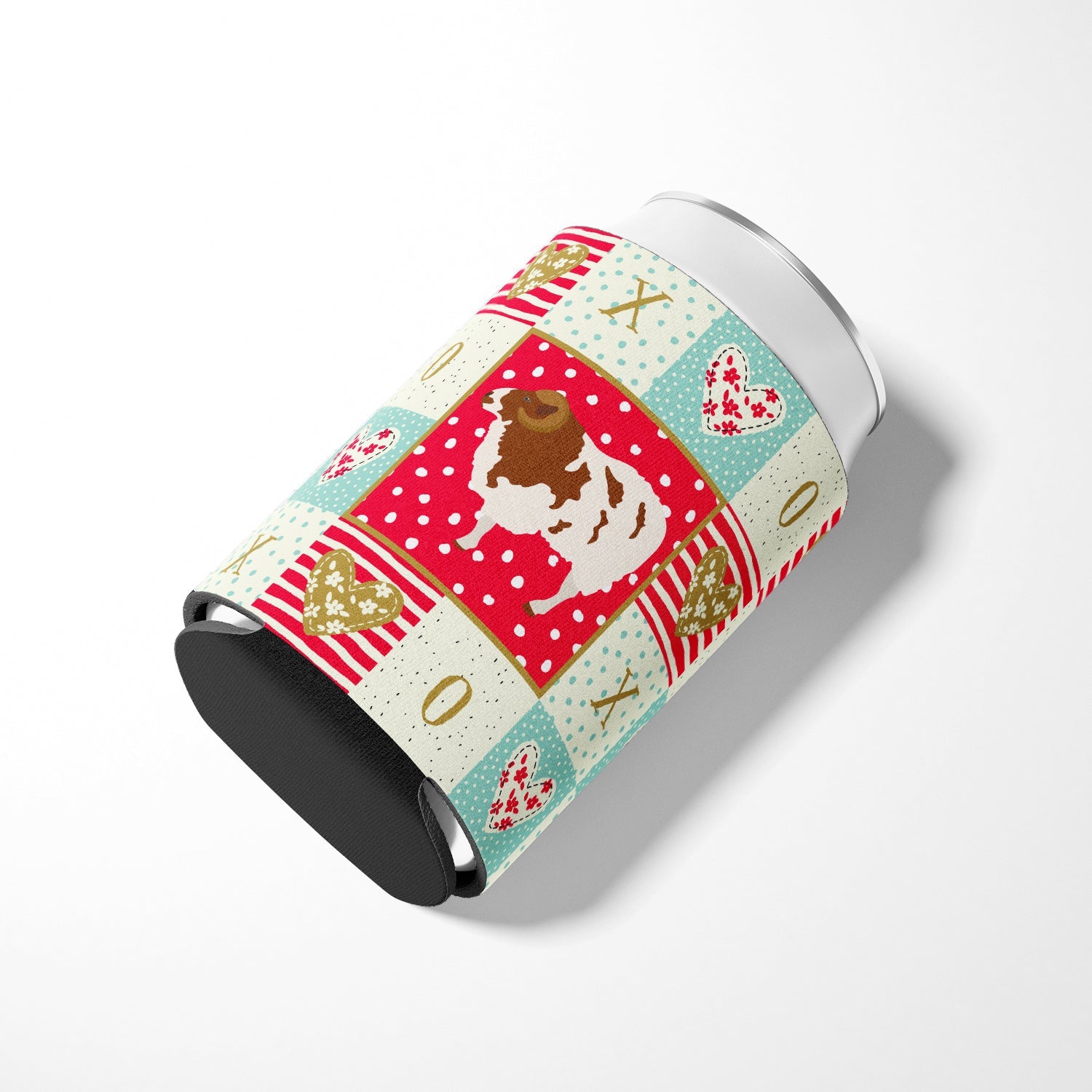Jacob Sheep Love Can or Bottle Hugger Cooler Sleeve for Standard 12 oz Cans, Insulated Foam Beer & Soda Can Hugger Reusable