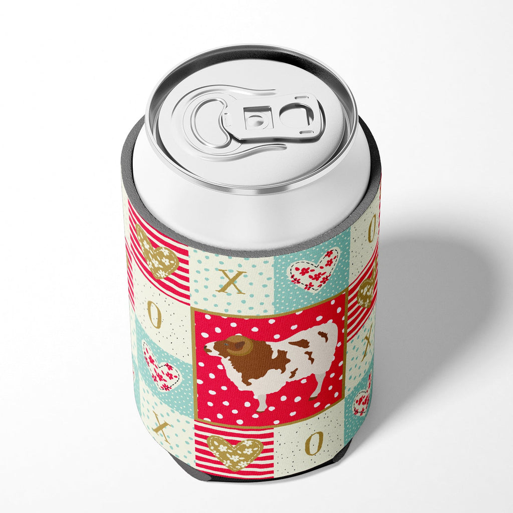 Jacob Sheep Love Can or Bottle Hugger Cooler Sleeve for Standard 12 oz Cans, Insulated Foam Beer & Soda Can Hugger Reusable