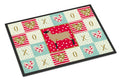 Hampshire Down Sheep Love Doormat Indoor Outdoor 18H X 27W Front Door Mat Rugs for Entryway, Non Slip Washable