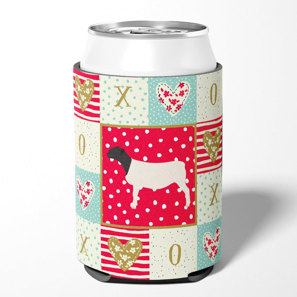 Dorper Sheep Love Can or Bottle Hugger Cooler Sleeve for Standard 12 oz Cans, Insulated Foam Beer & Soda Can Hugger Reusable