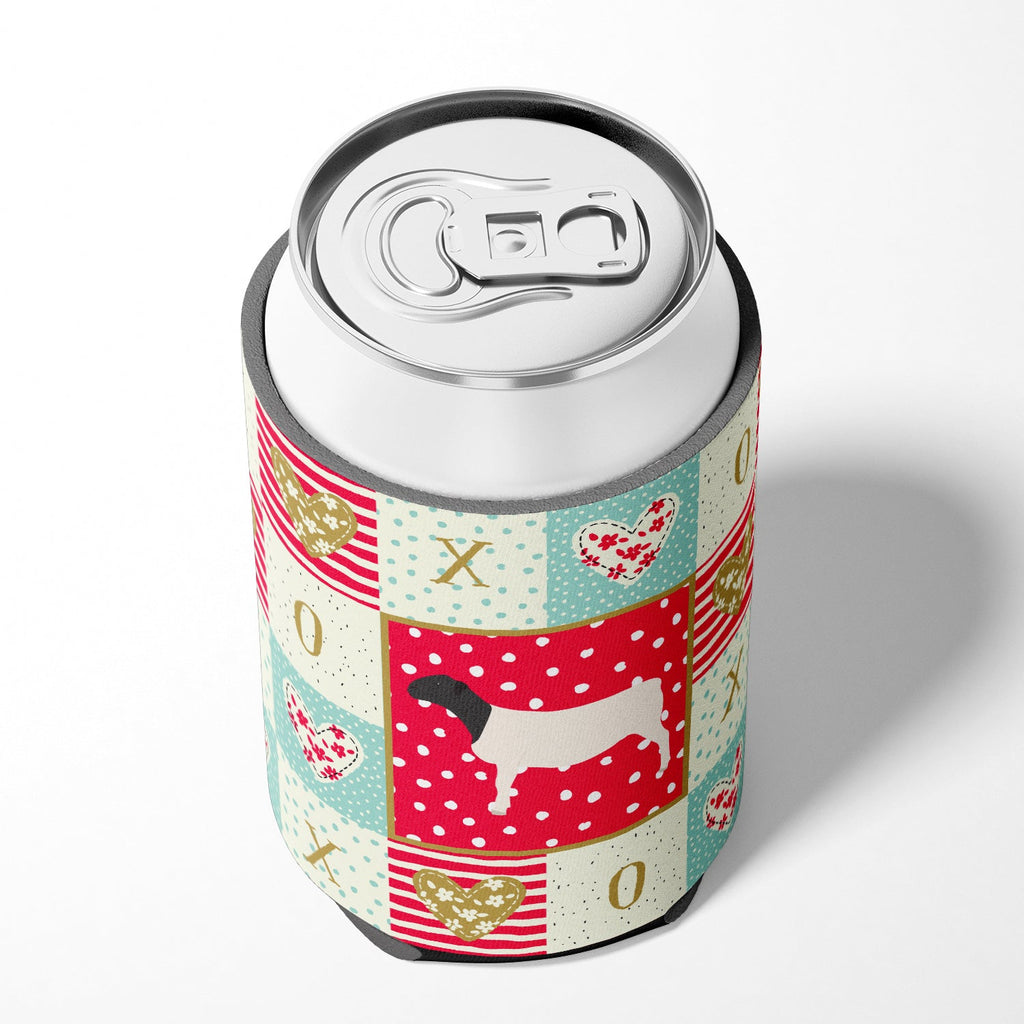 Dorper Sheep Love Can or Bottle Hugger Cooler Sleeve for Standard 12 oz Cans, Insulated Foam Beer & Soda Can Hugger Reusable