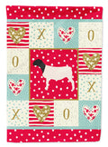 Dorper Sheep Love House Flag 28x40 Porch Sleeve Pole Decorative Outside Yard Banner Artwork Wall Hanging, Polyester