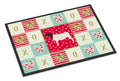 Dorper Sheep Love Doormat Indoor Outdoor 18H X 27W Front Door Mat Rugs for Entryway, Non Slip Washable