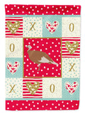 Jersey Buff Turkey Hen Love House Flag 28x40 Porch Sleeve Pole Decorative Outside Yard Banner Artwork Wall Hanging, Polyester