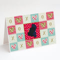 Norfolk Black Turkey Love Greeting Cards Pack of 8 Blank Cards with Envelopes Whimsical A7 Size 5x7