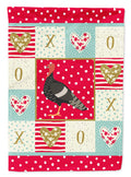 Marragansett Turkey Love House Flag 28x40 Porch Sleeve Pole Decorative Outside Yard Banner Artwork Wall Hanging, Polyester