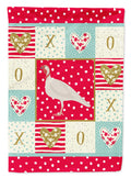 Beltsville Small White Turkey Hen Love House Flag 28x40 Porch Sleeve Pole Decorative Outside Yard Banner Artwork Wall Hanging, Polyester