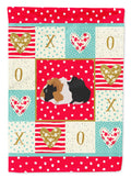 Abyssinian Guinea Pig Love House Flag 28x40 Porch Sleeve Pole Decorative Outside Yard Banner Artwork Wall Hanging, Polyester