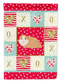 American Guinea Pig Love House Flag 28x40 Porch Sleeve Pole Decorative Outside Yard Banner Artwork Wall Hanging, Polyester