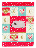 Himalayan Guinea Pig Love House Flag 28x40 Porch Sleeve Pole Decorative Outside Yard Banner Artwork Wall Hanging, Polyester