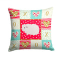 Merino Guinea Pig Love Decorative Throw Pillow 14x14 Indoor Outdoor Accent Cushion, Fabric Cover with Insert for Sofa, Bed, Porch & Living Room