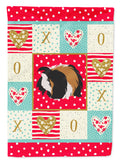 Sheba Guinea Pig Love House Flag 28x40 Porch Sleeve Pole Decorative Outside Yard Banner Artwork Wall Hanging, Polyester