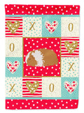Texel Guinea Pig Love House Flag 28x40 Porch Sleeve Pole Decorative Outside Yard Banner Artwork Wall Hanging, Polyester