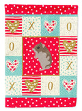 Dwarf Hamster Love House Flag 28x40 Porch Sleeve Pole Decorative Outside Yard Banner Artwork Wall Hanging, Polyester