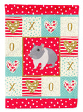 South African Hamster Love House Flag 28x40 Porch Sleeve Pole Decorative Outside Yard Banner Artwork Wall Hanging, Polyester