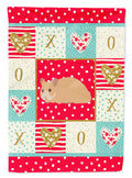 Syrian Golden Hamster Love House Flag 28x40 Porch Sleeve Pole Decorative Outside Yard Banner Artwork Wall Hanging, Polyester