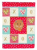 Teddy Bear Hamster Love House Flag 28x40 Porch Sleeve Pole Decorative Outside Yard Banner Artwork Wall Hanging, Polyester