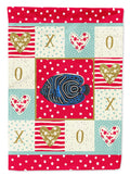 Emperor Angelfish Love House Flag 28x40 Porch Sleeve Pole Decorative Outside Yard Banner Artwork Wall Hanging, Polyester