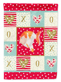 Lionhead Goldfish Love House Flag 28x40 Porch Sleeve Pole Decorative Outside Yard Banner Artwork Wall Hanging, Polyester