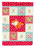 Oranda Red Cap Goldfish Love House Flag 28x40 Porch Sleeve Pole Decorative Outside Yard Banner Artwork Wall Hanging, Polyester