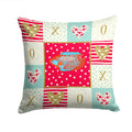 Dwarf Gourami Love Decorative Throw Pillow 14x14 Indoor Outdoor Accent Cushion, Fabric Cover with Insert for Sofa, Bed, Porch & Living Room