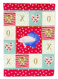 Plakat Betta Love House Flag 28x40 Porch Sleeve Pole Decorative Outside Yard Banner Artwork Wall Hanging, Polyester