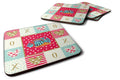 Severum Love Foam Coasters Set of 4 Cup Coasters for Indoor Outdoor, Tabletop Protection, Anti Slip, Mouse pad Material