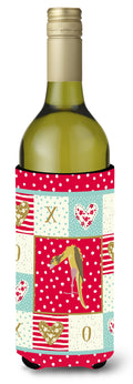 Jibso Canary Love Wine Bottle Hugger Gift Sleeve for Standard 750 ml Bottles, Insulated Reusable Also Fits Mini Shot & Pint Bottles