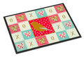 Norwich Canary Love Doormat Indoor Outdoor 18H X 27W Front Door Mat Rugs for Entryway, Non Slip Washable