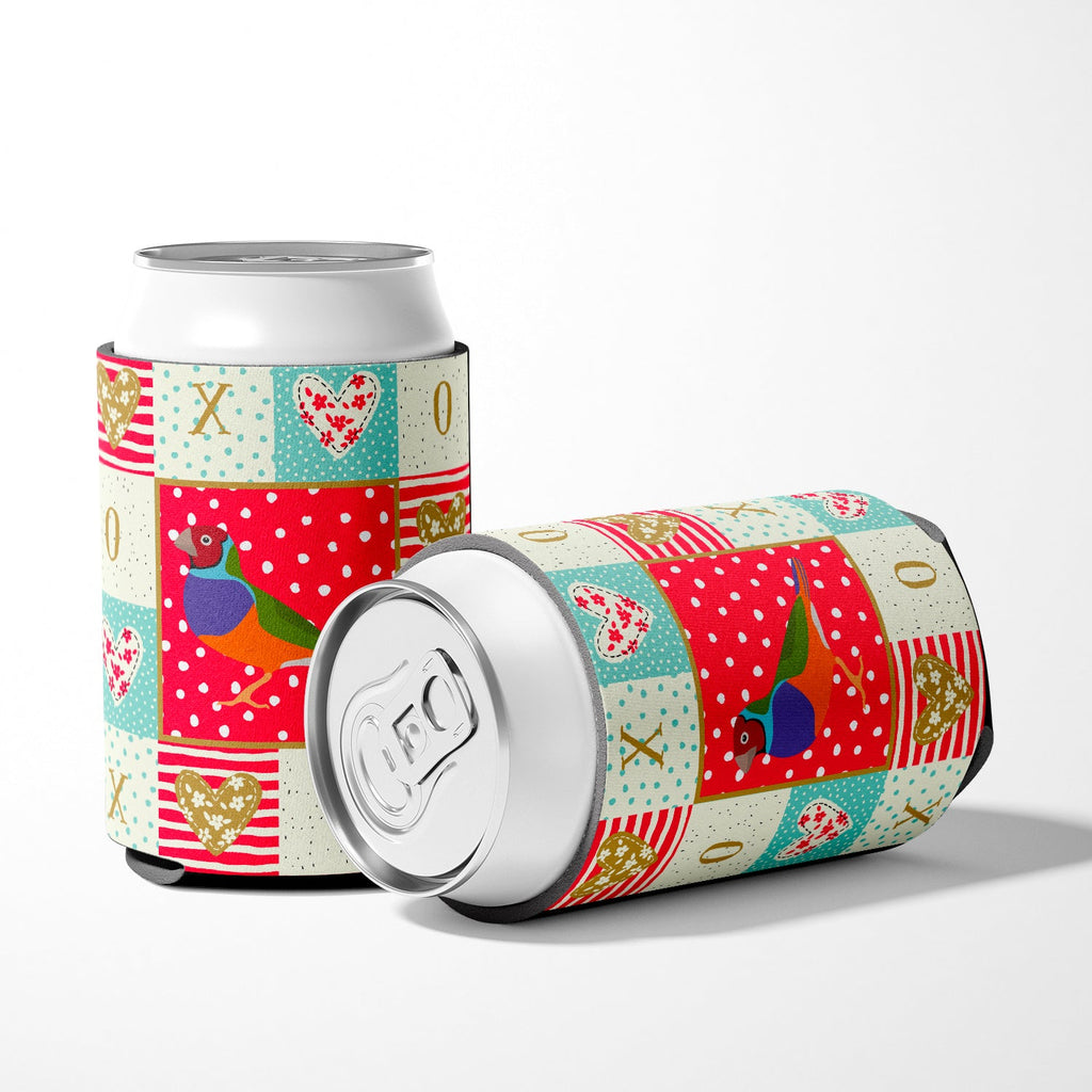 Amadina Love Can or Bottle Hugger Cooler Sleeve for Standard 12 oz Cans, Insulated Foam Beer & Soda Can Hugger Reusable