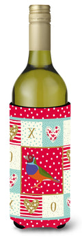 Amadina Love Wine Bottle Hugger Gift Sleeve for Standard 750 ml Bottles, Insulated Reusable Also Fits Mini Shot & Pint Bottles