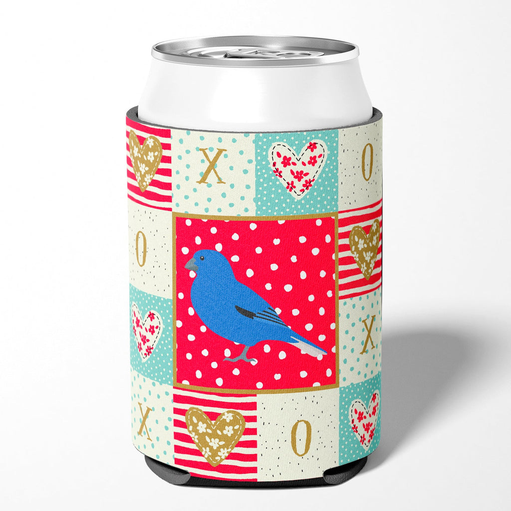 Bunting Love Can or Bottle Hugger Cooler Sleeve for Standard 12 oz Cans, Insulated Foam Beer & Soda Can Hugger Reusable