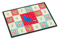 Bunting Love Doormat Indoor Outdoor 24H X 36W Front Door Mat Rugs for Entryway, Non Slip Washable Low Pile,