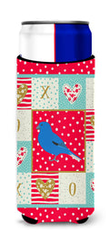 Bunting Love Slim Can Hugger , Insulated Foam Hugger for 12 oz Slim Cans, Beer Bottles & Water Bottles, Printed in USA