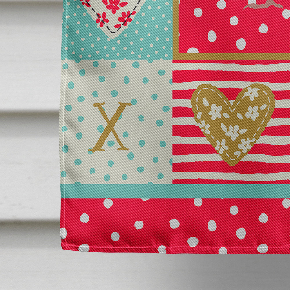 Gold Finch Love House Flag 28x40 Porch Sleeve Pole Decorative Outside Yard Banner Artwork Wall Hanging, Polyester
