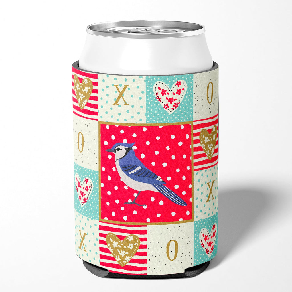 Jay Bird Love Can or Bottle Hugger Cooler Sleeve for Standard 12 oz Cans, Insulated Foam Beer & Soda Can Hugger Reusable